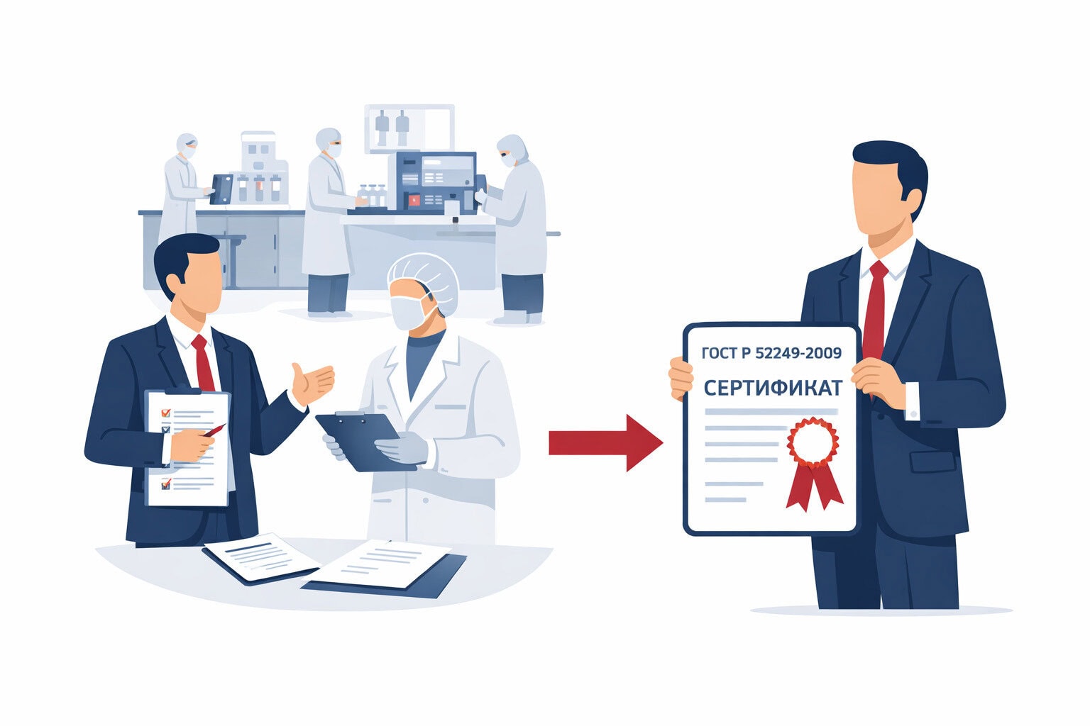 Процедура сертификации ГОСТ Р 52249-2009 в Туапсе